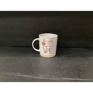 Fig & Fern Large Gnome Coffee Mug Love Hearts Pink Microwave Dishwasher Safe